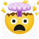 Exploding Head Emoji Emoticon Icon