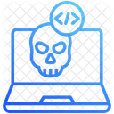 Exploit Vulnerability Skull Icon
