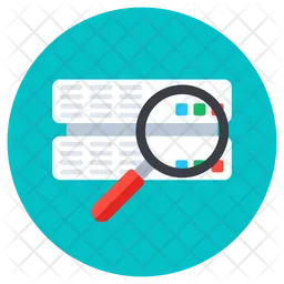 Exploración del servidor de datos  Icono