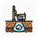 Ingeniero De Exploracion De Minerales Icono