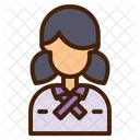 Explorador Avatar Mujer Icono