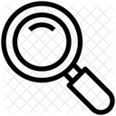 Explorar Encontrar Lupa Icono
