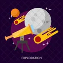 Exploration Space Universe Icon