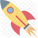 Exploration Missile Rocket Icon