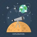 Exploration Galaxy Education Icon