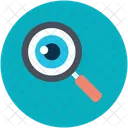 Exploration Eye Magnifying Icon