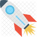 Exploration Missile Rocket Icon
