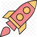 Exploration Missile Rocket Icon