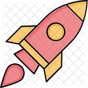 Exploration Missile Rocket Icon