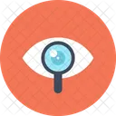 Explore Eye Glass Icon