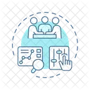 Explore Meeting Brainstorm Icon