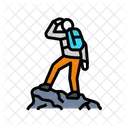 Explore Mountain Adventure Icon