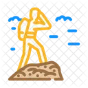 Explore Mountain Adventure Icon