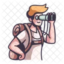 Search Discovery Binoculars Icon