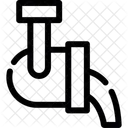 Hochofen Schmelzen Symbol