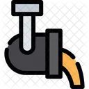 Hochofen Schmelzen Symbol