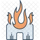 Explosion Explosion Fire Bomb Smoking Dynamite Fireworks Icon