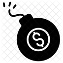 Explosion Bomb Dollar Icon
