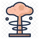 Explosion Acid Rain Nuclear Icon