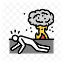 Explosion Fall Man Icon