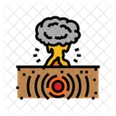 Explosion Earthquake Disaster Icon