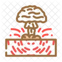 Explosion Earthquake Disaster Icon