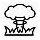 Explosion Nuclear Steam Icon