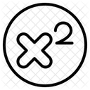 Exponentiation Icon