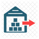 Exportation Fleche Importation Icône