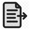 Export Document  Icon