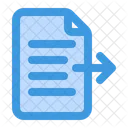 Export Document Export Export File Icon