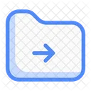 Export Folder Data Storage Icon