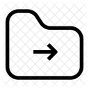 Export Folder Data Storage Symbol