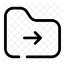 Export Folder Data Storage Symbol