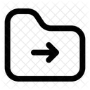 Export Folder Data Storage Symbol