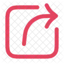Export Arrow Import Icon