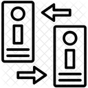 Intercambio De Archivos Intercambio De Datos Intercambio De Datos Icono