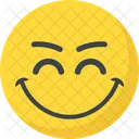 Sonriendo Alegre Emoticono Icono