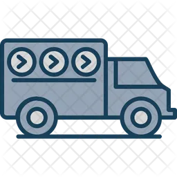 Express delivery auto delivery express fast speed truck vehicle  Icon