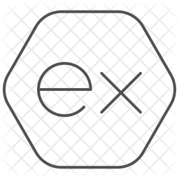 Express-js Icon - Download in Line Style