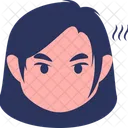 Criancas Expressao Menina Icon