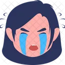 Criancas Expressao Menina Icon