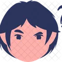 Criancas Expressao Adesivo Icon