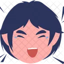 Criancas Expressao Adesivo Icon