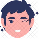Criancas Expressao Adesivo Icon