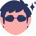 Criancas Expressao Adesivo Icon