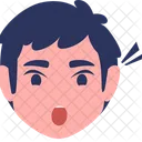 Criancas Expressao Adesivo Icon
