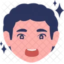Criancas Expressao Adesivo Icon