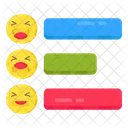 Feedback Do Cliente Expressao De Feedback Emoticon Icon
