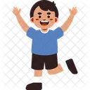 Expressao De Menino Feliz Icon